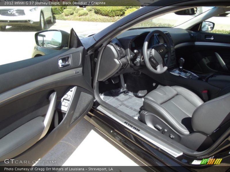 Black Obsidian / Graphite 2012 Infiniti G 37 Journey Coupe