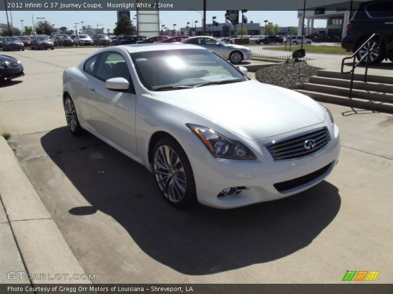 Moonlight White / Stone 2012 Infiniti G 37 Journey Coupe