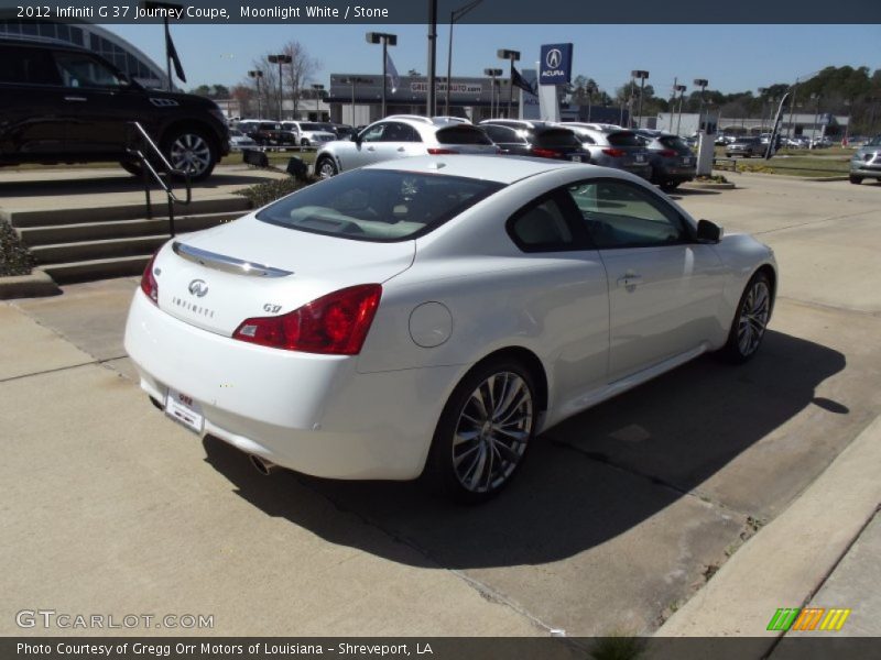 Moonlight White / Stone 2012 Infiniti G 37 Journey Coupe