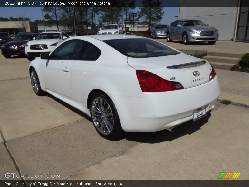 Moonlight White / Stone 2012 Infiniti G 37 Journey Coupe