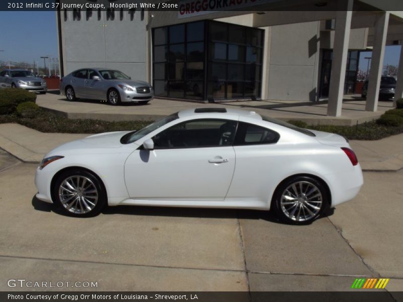 Moonlight White / Stone 2012 Infiniti G 37 Journey Coupe