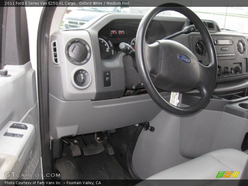 Oxford White / Medium Flint 2011 Ford E Series Van E250 XL Cargo