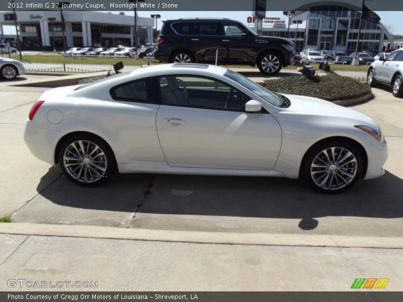 Moonlight White / Stone 2012 Infiniti G 37 Journey Coupe