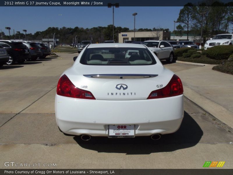 Moonlight White / Stone 2012 Infiniti G 37 Journey Coupe