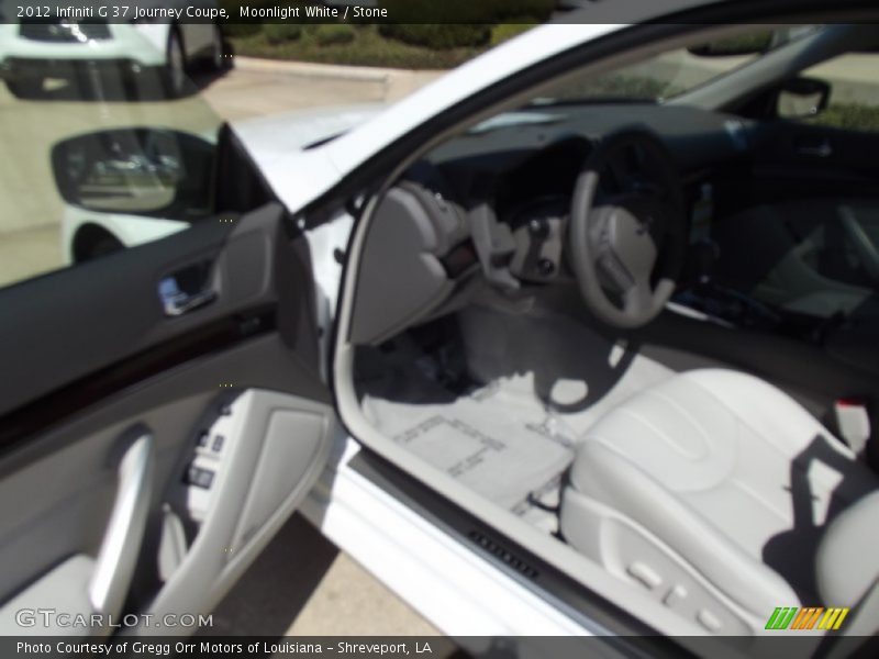 Moonlight White / Stone 2012 Infiniti G 37 Journey Coupe