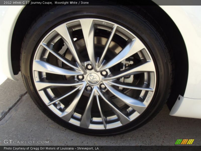 Moonlight White / Stone 2012 Infiniti G 37 Journey Coupe