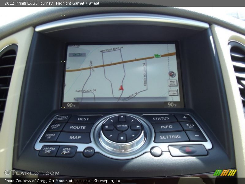 Navigation of 2012 EX 35 Journey
