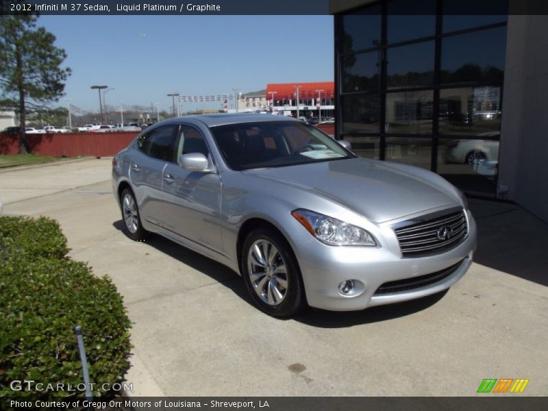 Liquid Platinum / Graphite 2012 Infiniti M 37 Sedan