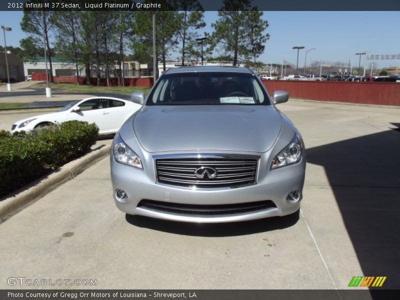 Liquid Platinum / Graphite 2012 Infiniti M 37 Sedan