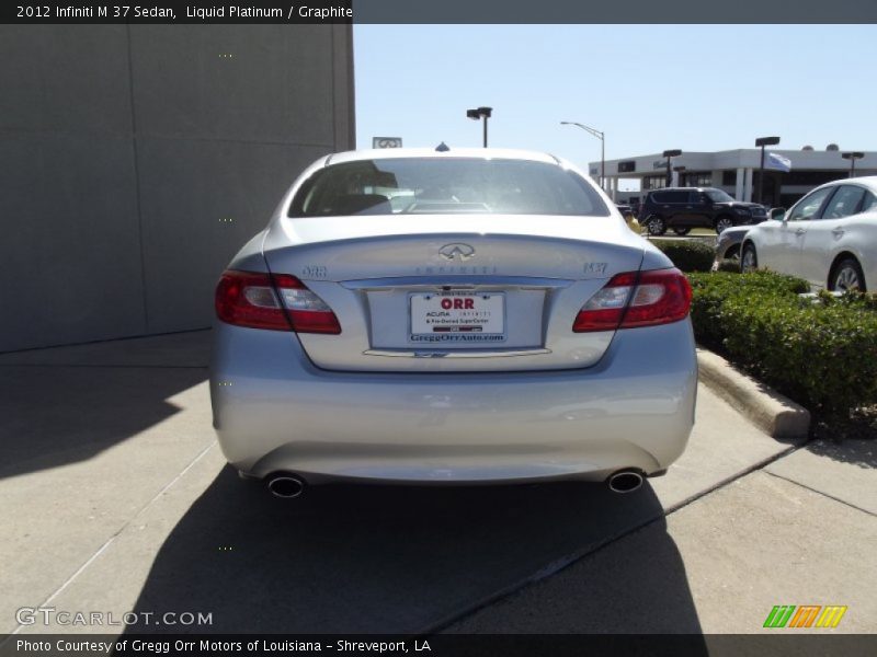 Liquid Platinum / Graphite 2012 Infiniti M 37 Sedan