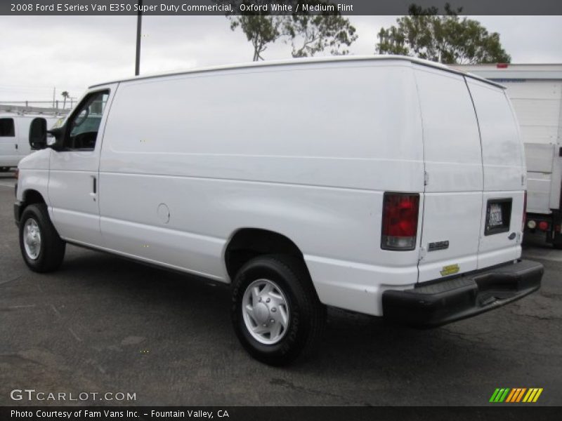 Oxford White / Medium Flint 2008 Ford E Series Van E350 Super Duty Commericial