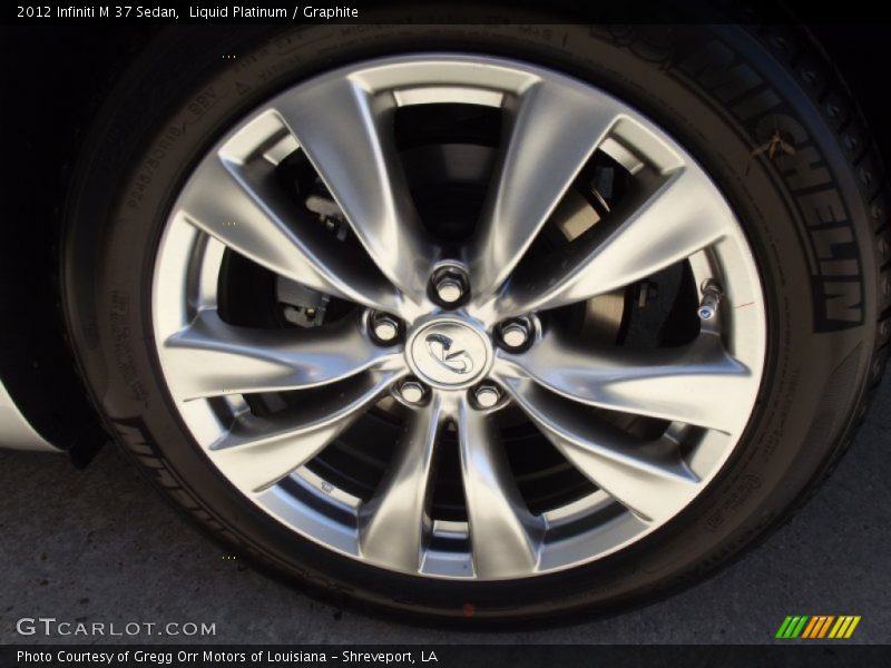 Liquid Platinum / Graphite 2012 Infiniti M 37 Sedan