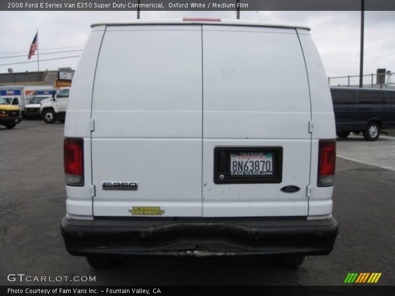 Oxford White / Medium Flint 2008 Ford E Series Van E350 Super Duty Commericial