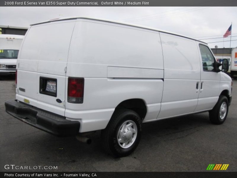 Oxford White / Medium Flint 2008 Ford E Series Van E350 Super Duty Commericial