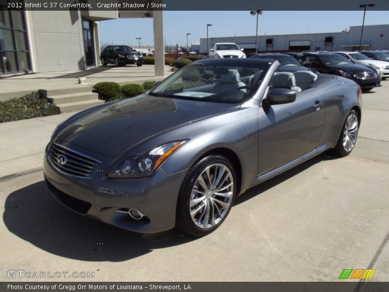 Front 3/4 View of 2012 G 37 Convertible