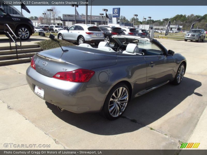 Graphite Shadow / Stone 2012 Infiniti G 37 Convertible