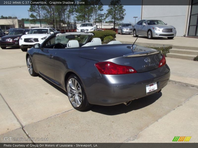 Graphite Shadow / Stone 2012 Infiniti G 37 Convertible