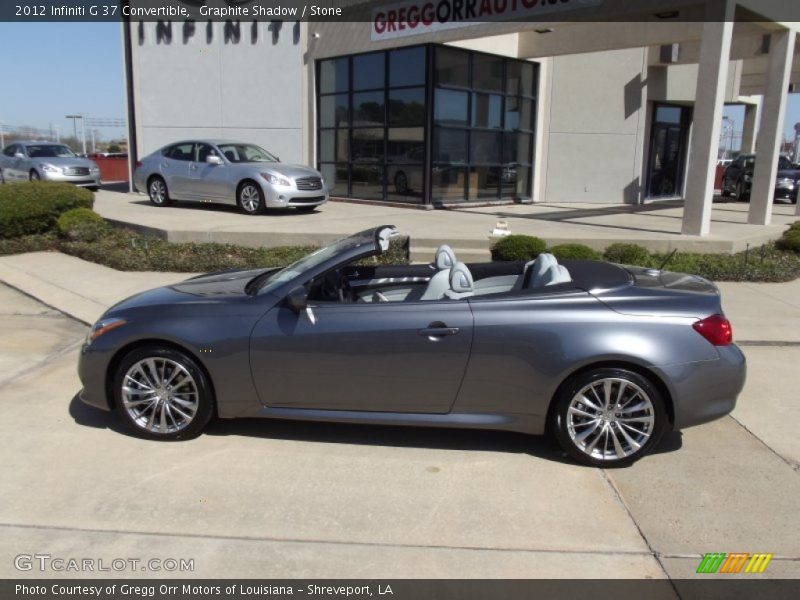 Graphite Shadow / Stone 2012 Infiniti G 37 Convertible