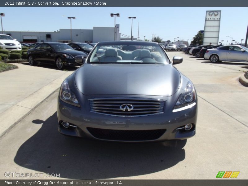 Graphite Shadow / Stone 2012 Infiniti G 37 Convertible