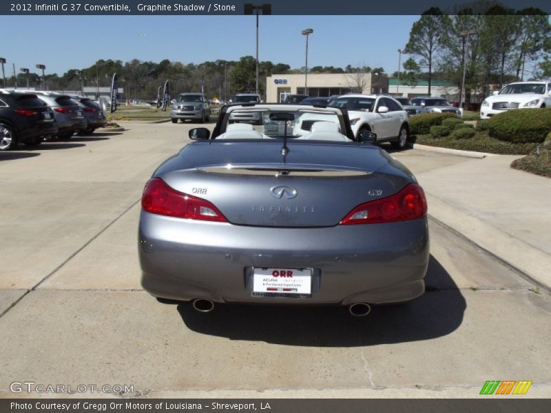 Graphite Shadow / Stone 2012 Infiniti G 37 Convertible
