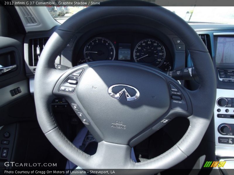 Graphite Shadow / Stone 2012 Infiniti G 37 Convertible
