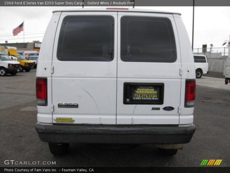 Oxford White / Medium Flint 2009 Ford E Series Van E350 Super Duty Cargo