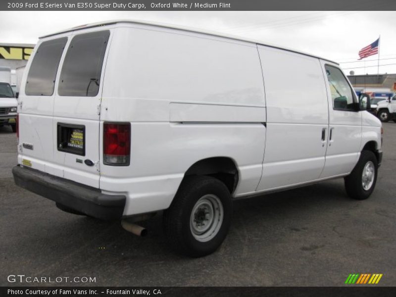 Oxford White / Medium Flint 2009 Ford E Series Van E350 Super Duty Cargo