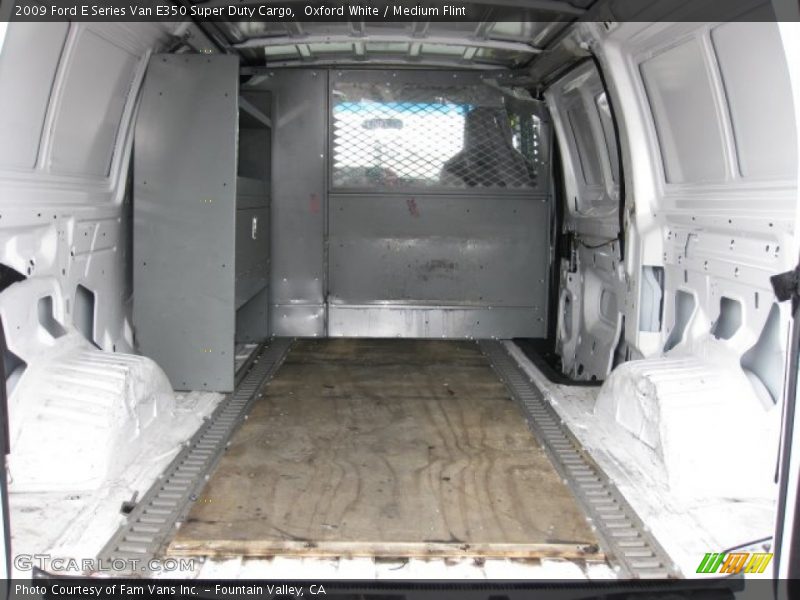 Oxford White / Medium Flint 2009 Ford E Series Van E350 Super Duty Cargo
