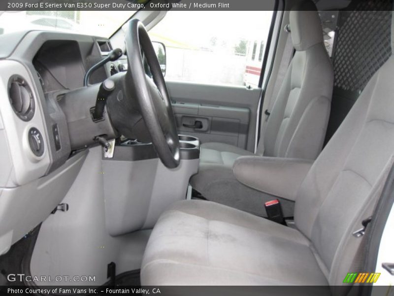 Oxford White / Medium Flint 2009 Ford E Series Van E350 Super Duty Cargo