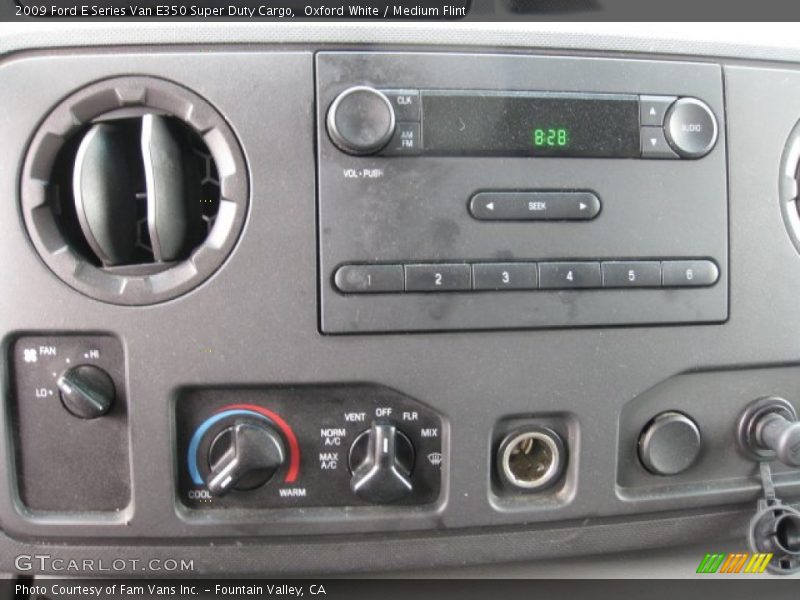 Oxford White / Medium Flint 2009 Ford E Series Van E350 Super Duty Cargo