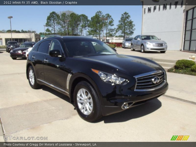 Black Obsidian / Graphite 2012 Infiniti FX 35 AWD
