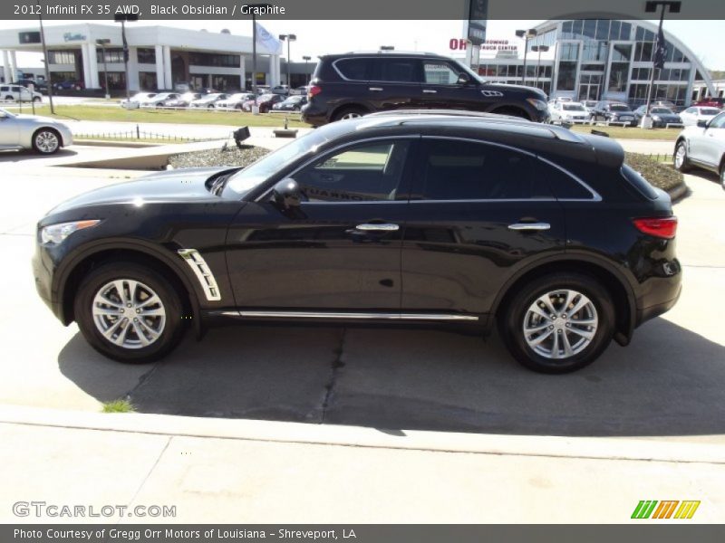Black Obsidian / Graphite 2012 Infiniti FX 35 AWD
