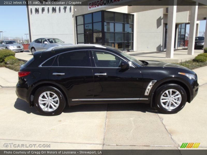 Black Obsidian / Graphite 2012 Infiniti FX 35 AWD