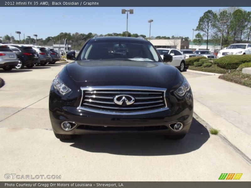 Black Obsidian / Graphite 2012 Infiniti FX 35 AWD
