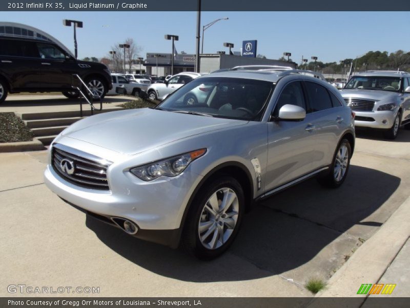 Liquid Platinum / Graphite 2012 Infiniti FX 35