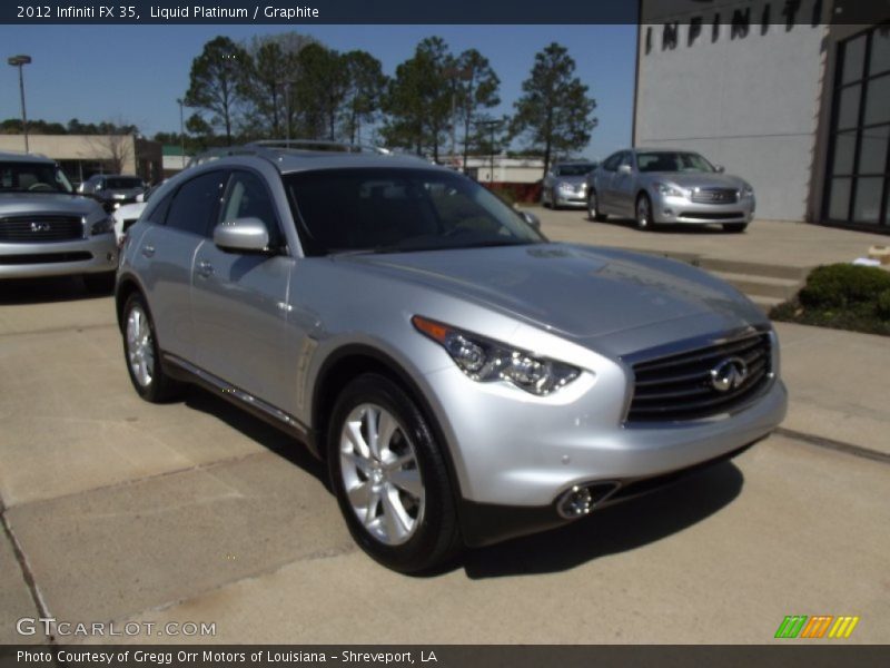 Liquid Platinum / Graphite 2012 Infiniti FX 35