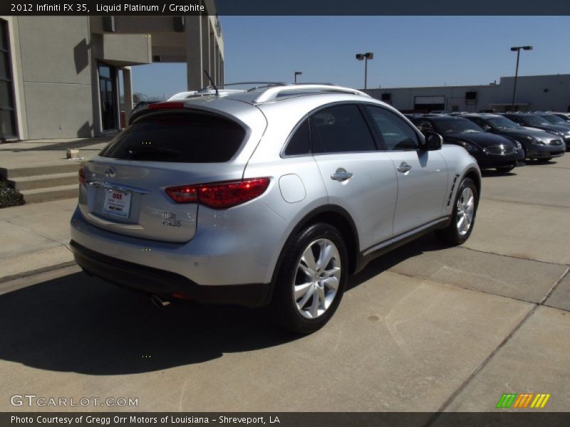 Liquid Platinum / Graphite 2012 Infiniti FX 35