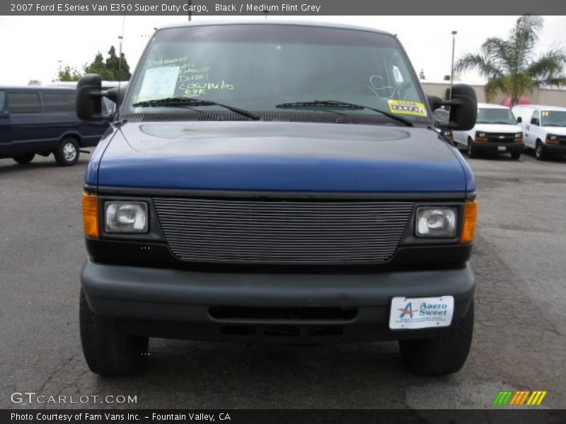 Black / Medium Flint Grey 2007 Ford E Series Van E350 Super Duty Cargo