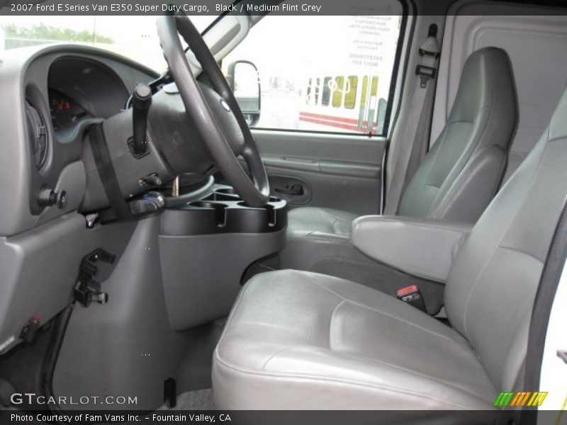 Black / Medium Flint Grey 2007 Ford E Series Van E350 Super Duty Cargo