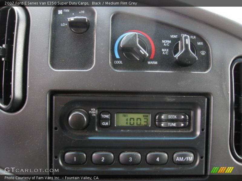 Black / Medium Flint Grey 2007 Ford E Series Van E350 Super Duty Cargo