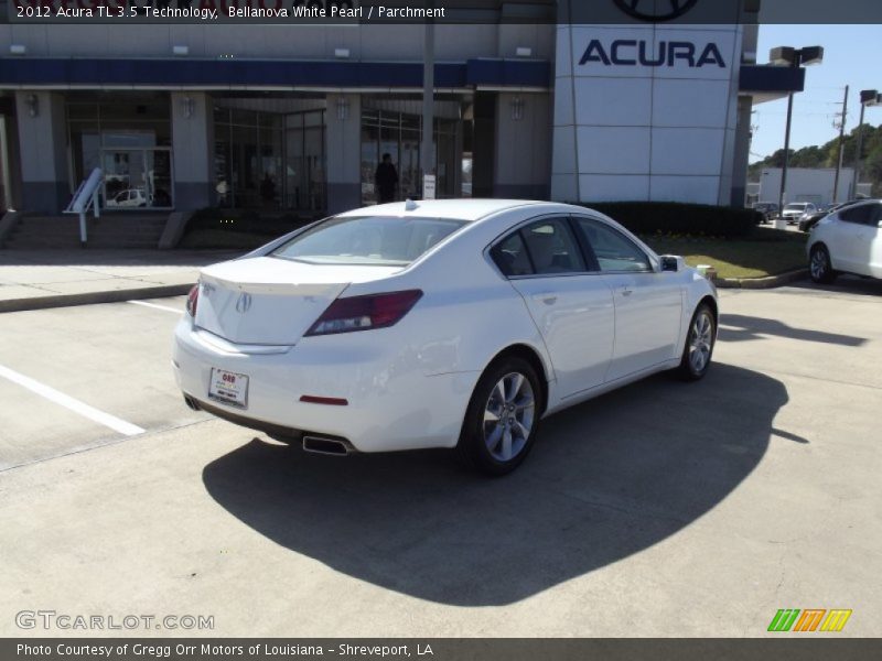 Bellanova White Pearl / Parchment 2012 Acura TL 3.5 Technology