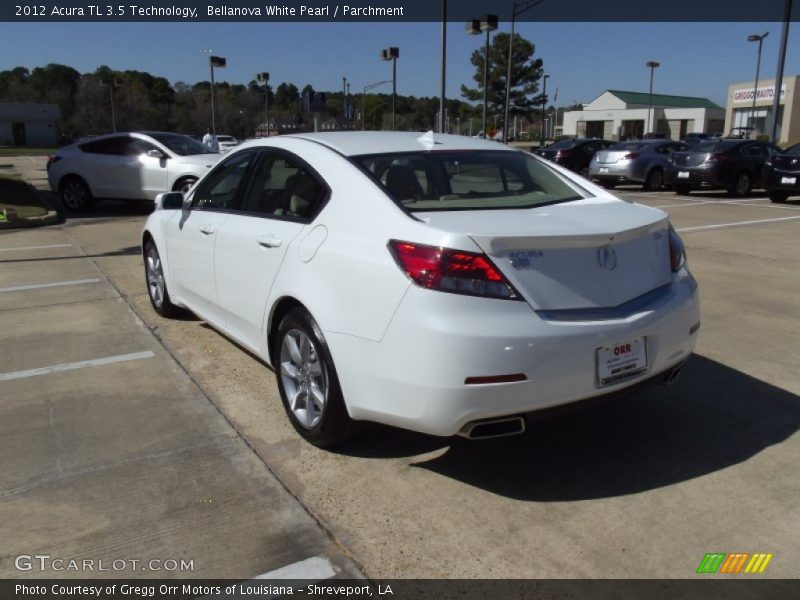 Bellanova White Pearl / Parchment 2012 Acura TL 3.5 Technology