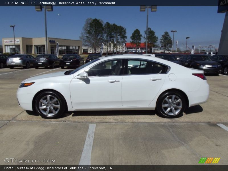 Bellanova White Pearl / Parchment 2012 Acura TL 3.5 Technology