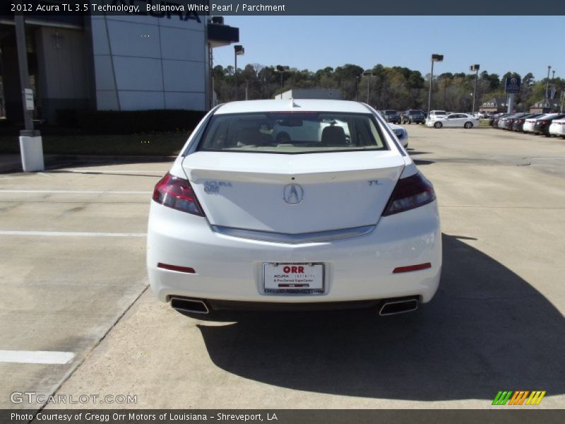 Bellanova White Pearl / Parchment 2012 Acura TL 3.5 Technology