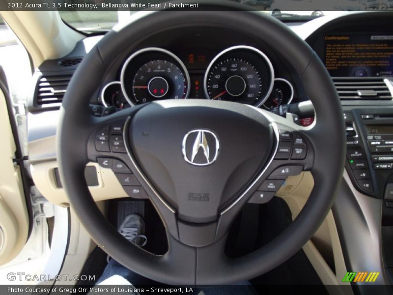 Bellanova White Pearl / Parchment 2012 Acura TL 3.5 Technology