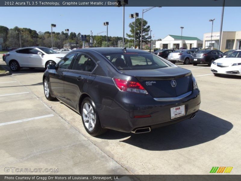 Graphite Luster Metallic / Ebony 2012 Acura TL 3.5 Technology