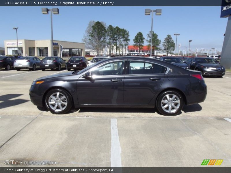 Graphite Luster Metallic / Ebony 2012 Acura TL 3.5 Technology