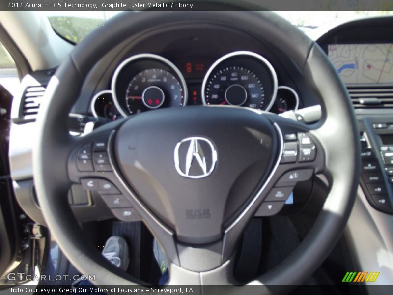 Graphite Luster Metallic / Ebony 2012 Acura TL 3.5 Technology