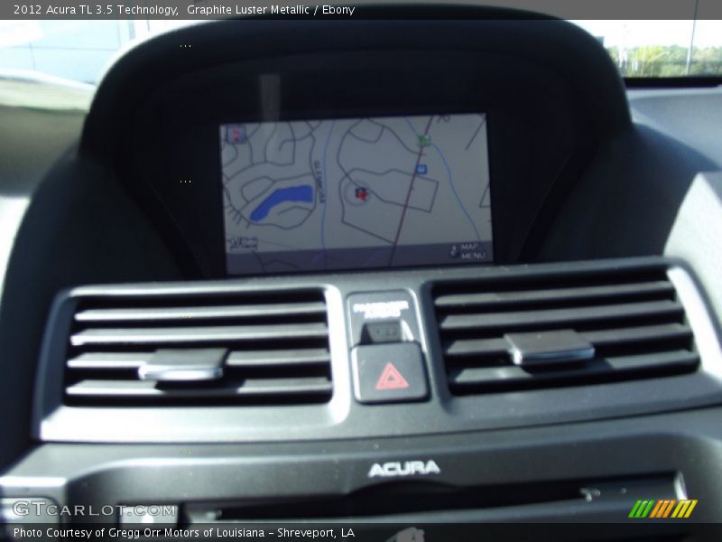Graphite Luster Metallic / Ebony 2012 Acura TL 3.5 Technology