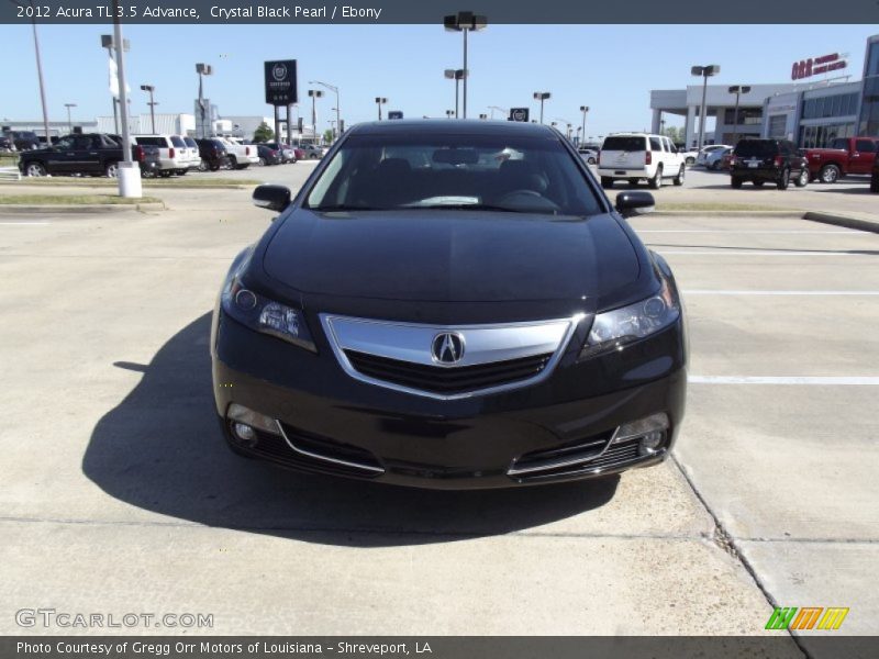 Crystal Black Pearl / Ebony 2012 Acura TL 3.5 Advance